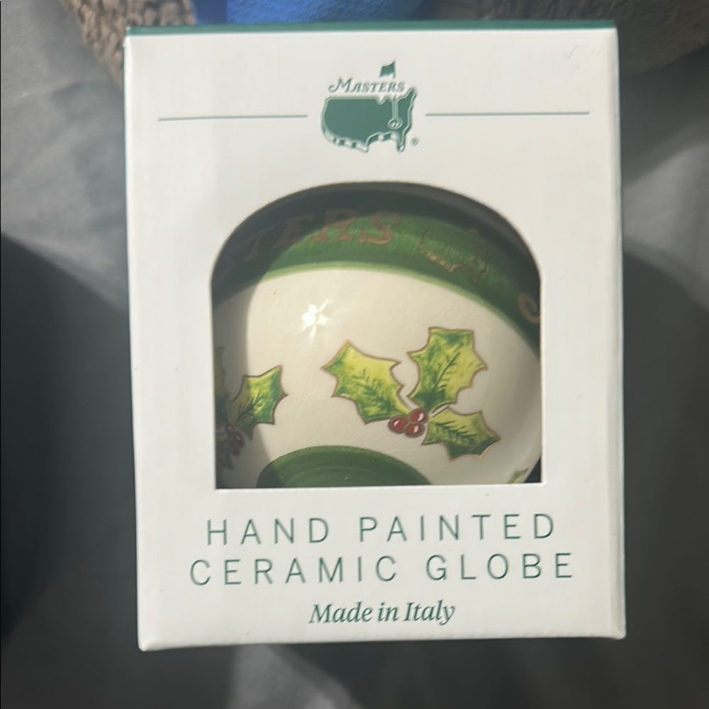 Masters Hand Painted Ceramic Globe